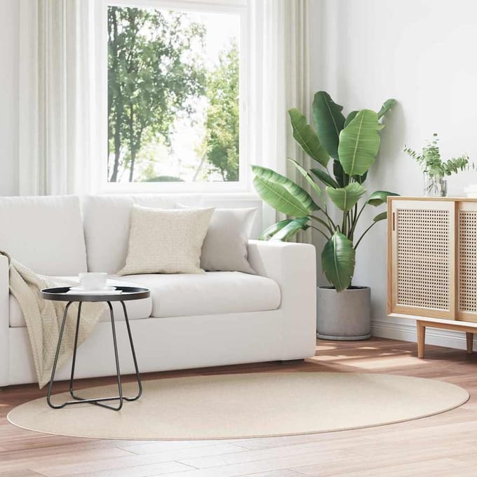 vidaXL - Tapijt - HUARTE - Beige - 140 - x - 200 - cm - 100% - Polyester