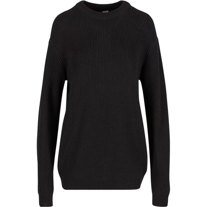 Urban Classics - Rib Basic Sweater/trui - XL - Zwart