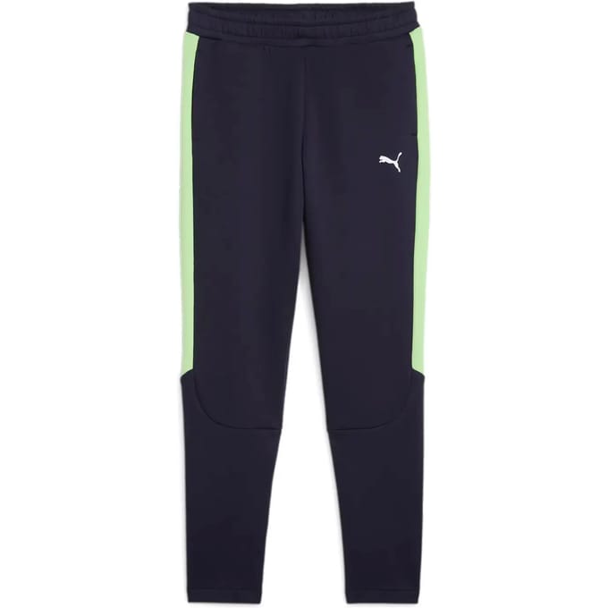 Puma Evostripe DK B kinder joggingbroek blauw groen - Maat 152/158