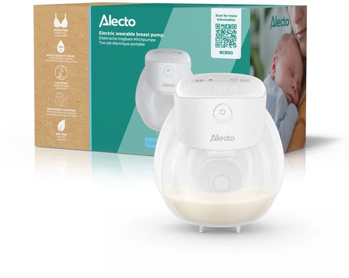 Alecto BCB50 Borstkolf – Elektrisch en draagbaar - Wit