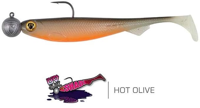 Fox Rage Loaded Slick Shad 11cm UV Hot Olive