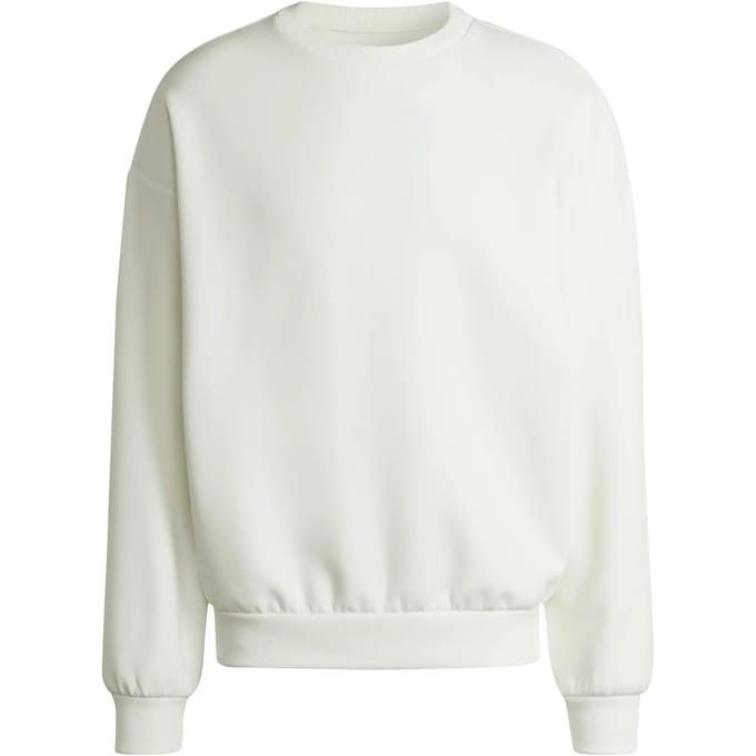 Adidas Soft Lux Sweatshirt Sweatshirts Heren - Wit - Maat L - Poly Mesh