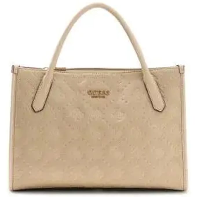 GUESS handtas schoudertas Jodi Tote Light Beige