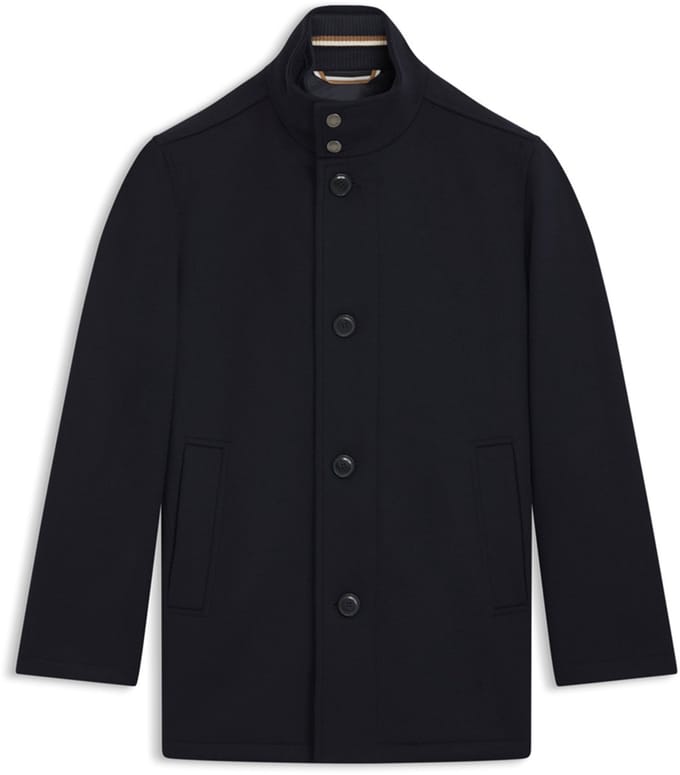 Hugo Boss winterjas donkerblauw