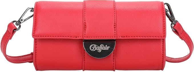BUFFALO Koppeling Schoudertas Muse Curve Night Red Shake Rood