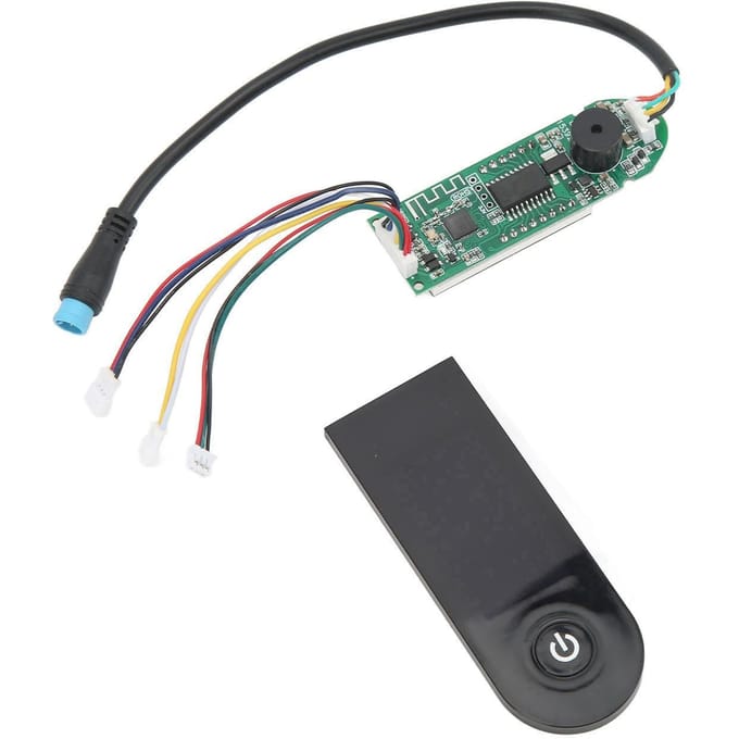 Elektrische Scooter Dashboard Set Metaal Digitaal Waterdicht Dashboard Vervanging met Cover voor M365 PRO2 gray