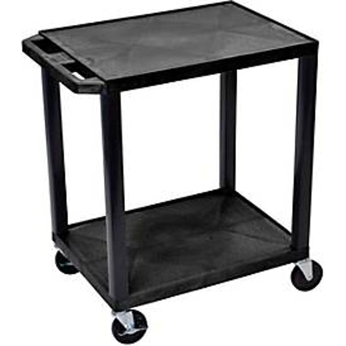 SECO SEWT33-B Kunststofwagen Afleider Polyethyleen Laadvermogen (max.): 150 kg Zwart