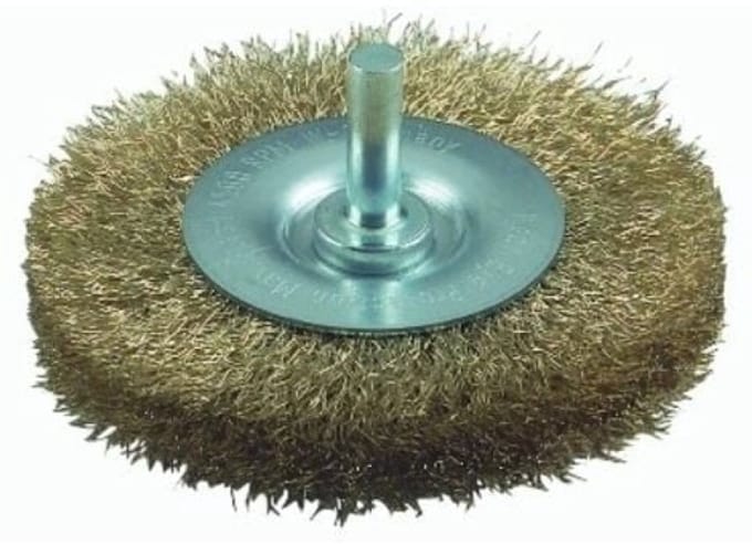Bosch - Schijfborstels voor boormachines - gegolfde draad, vermessingd, 75 mm 75 mm, 0,2 mm, 4500 o.p.m.