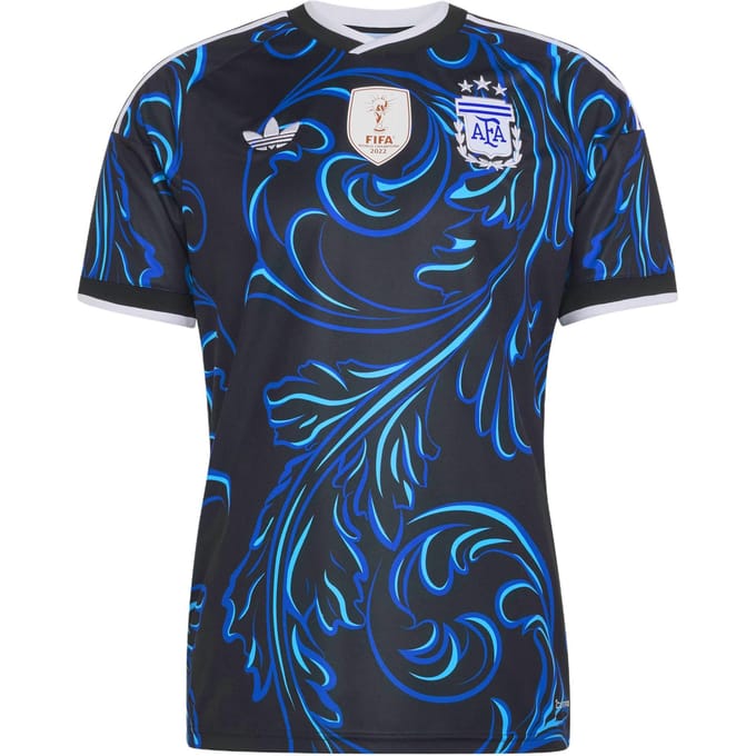Adidas Argentina Truien/Replica's Heren - Zwart - Maat S - Poly Jersey