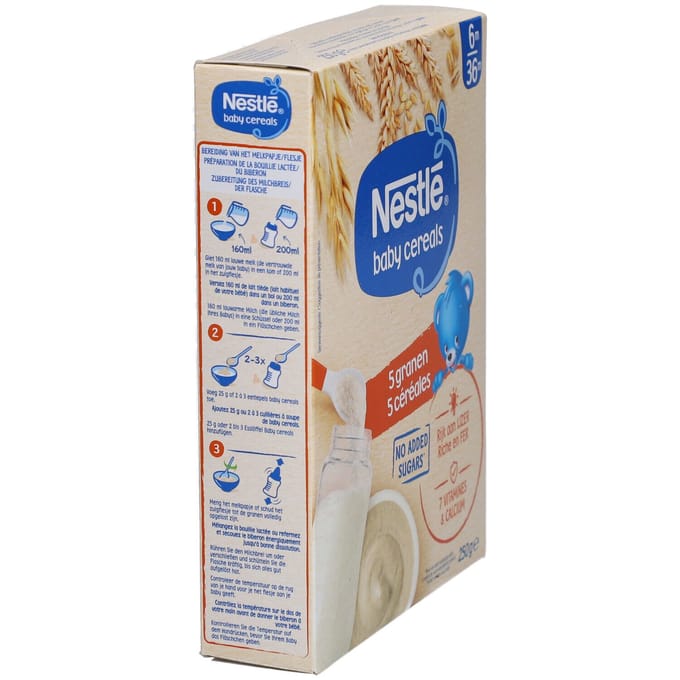 Nestlé Baby Cereals 5 Granen Baby 6+ 250g