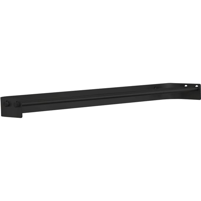 Form&Refine Arc Handdoekhouder - staal zwart - dubbel