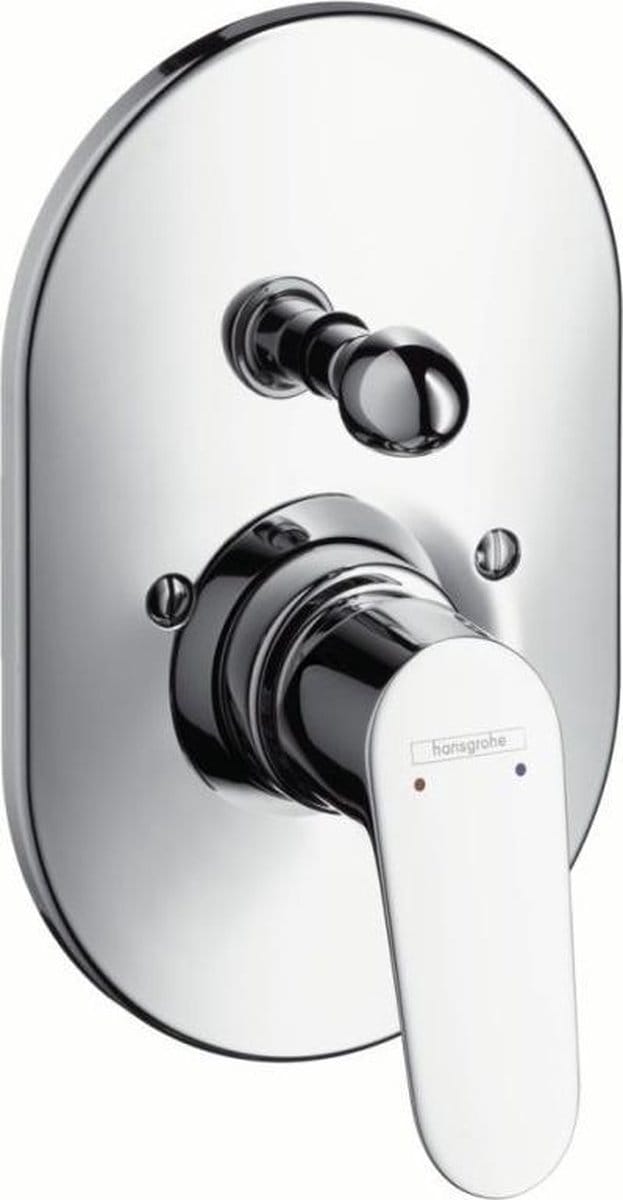 Hansgrohe Focus E2 - afbouwdeel - voor badkraan - met omstel - hoogglans chroom