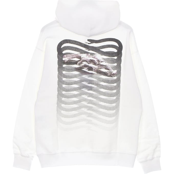 Wise Ribs Icon Natural lichtgewicht herensweatshirt met capuchon