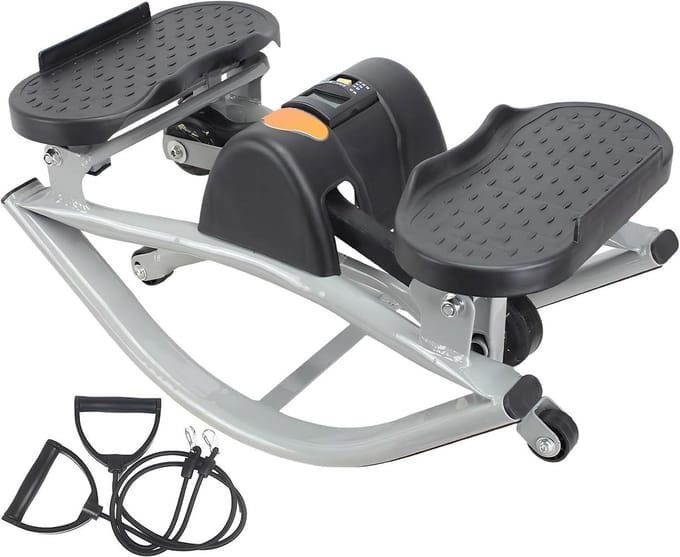 Twist Step Trainer - Beweegtrainer - Thuisconditie Verbeteren - Dynamische Loopactie - 50 x 25 x 25 cm - Niet gespecificeerd