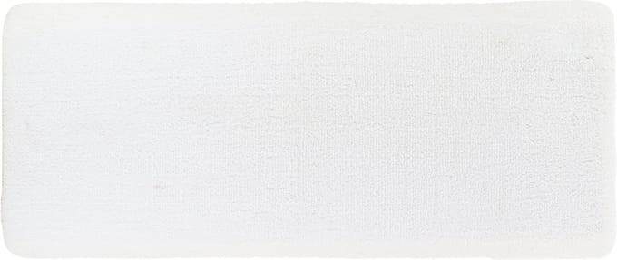 Tendance Badmat Aquarius - microfiber - hoogpolig - extra lang - wit - 50 x 120 cm - antislip
