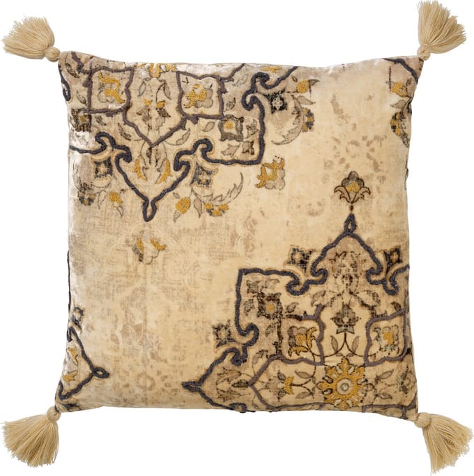 ROMAIN | sierkussen 45x45 cm | Pumice Stone | beige | Hoii | met duurzame kussenvulling