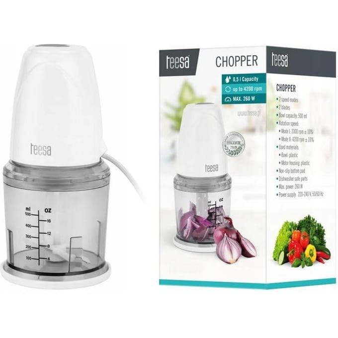 Teesa TSA3230 - Mini groente- en fruitsnijder