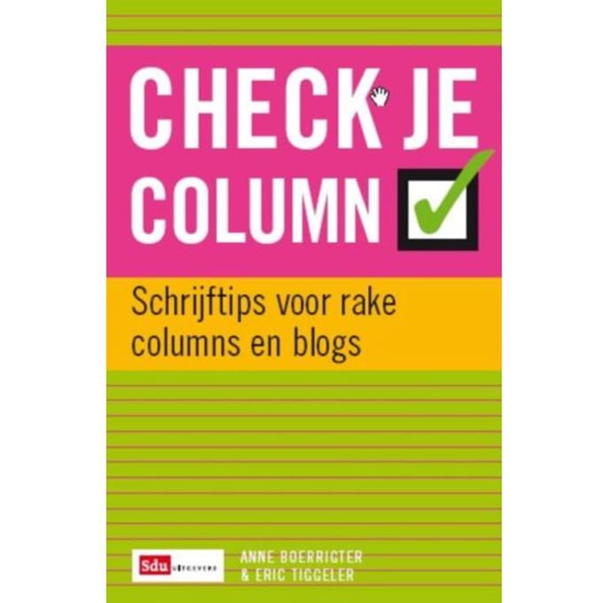 Check Je Column - Anne Boerrigter