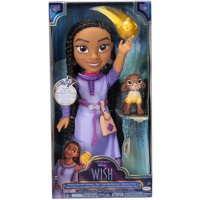Jakks Pacific Disney Asha Wish-pop 15 Cm Paars