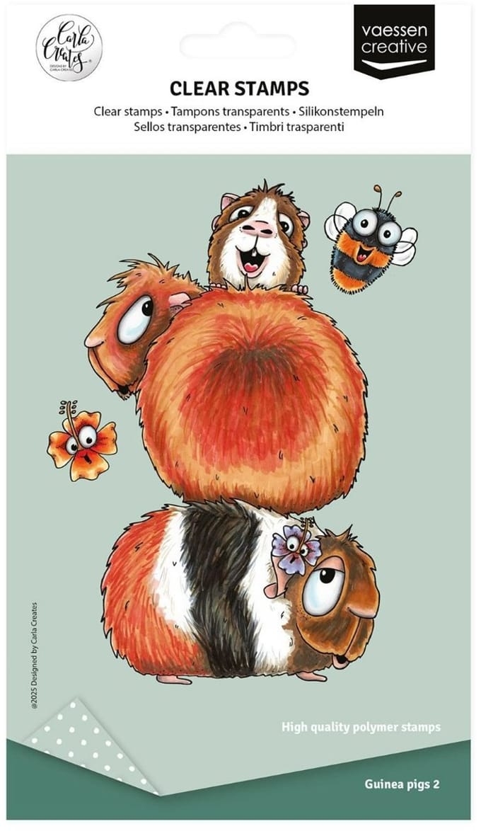 Clearstamps Guinea pigs 2 - Carla Creates
