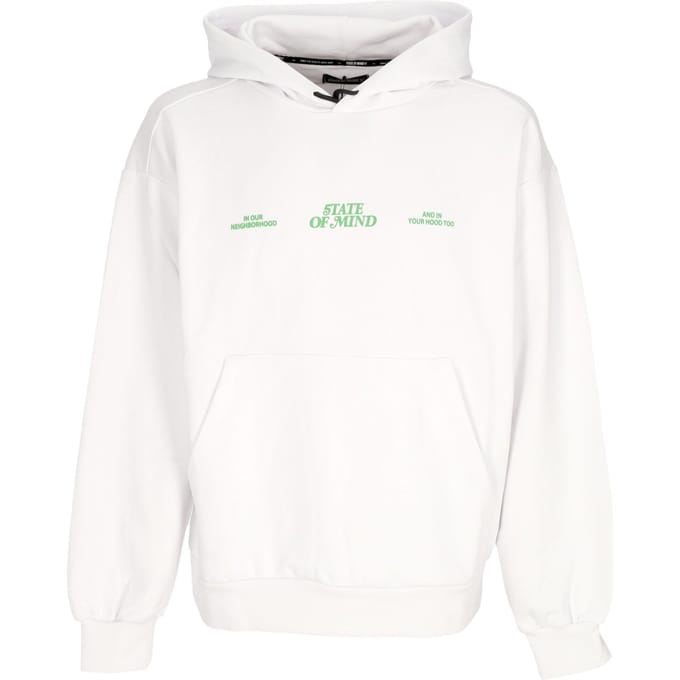 Street Dreams Hoodie Wit lichtgewicht herensweatshirt met capuchon