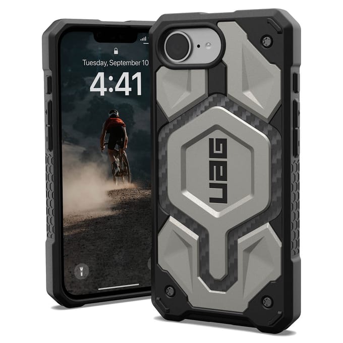 UAG - Monarch Pro Mag geschikt voor iPhone 16e (2025) Hoesje - titanium | titanium