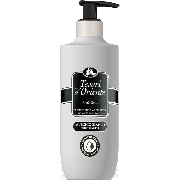 Tesori D'oriente Lait Hydratant pour le Corps Muschio Bianco 400 ml