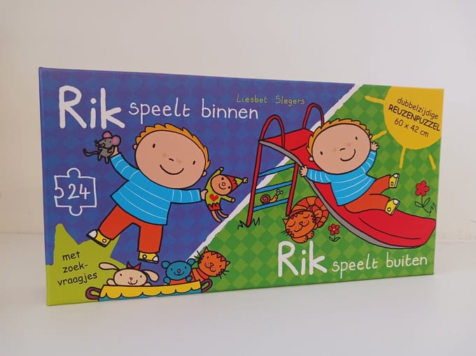Rik speelt binnen/buiten (2 puzzels)