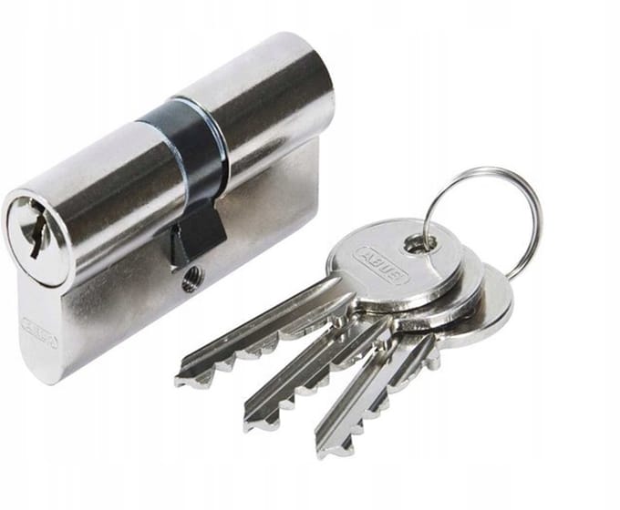 Abus E45 Cilinderslot Nikkel 30/30mm - 3 Sleutels