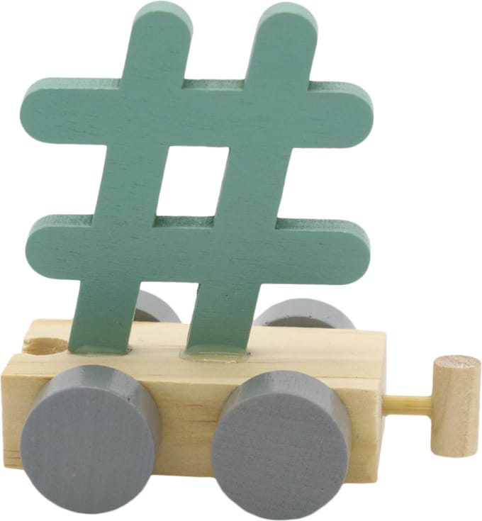 Lettertrein # groen | * totale trein pas vanaf 3, diverse, wagonnetjes bestellen aub
