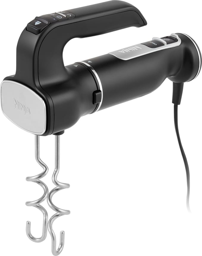 Ninja 3-in-1 Multifunctionele Mixer Set - Staafmixer - Handmixer - Hakmolen - 850 Watt - 700 ml - RVS - CI100EU