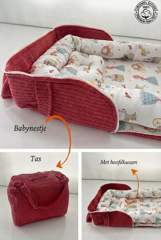 Jaju Baby - Babynestje - Draagbaar tas