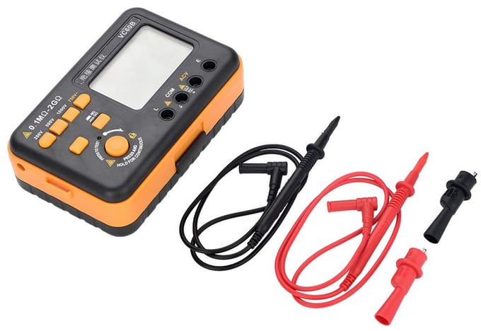 Digitale Isolatiemeter LCD MegOhm Tester voor Weerstand meten
