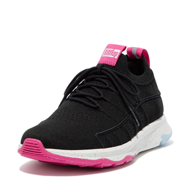 FitFlop Lace Up Sneaker - Active - Colour ZWART - Maat 36