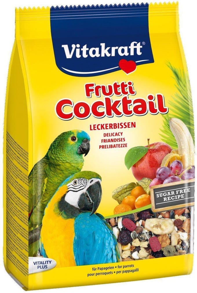 Vitakraft Papegaaicocktail Fruit - 250 Gr - Vogelsnack