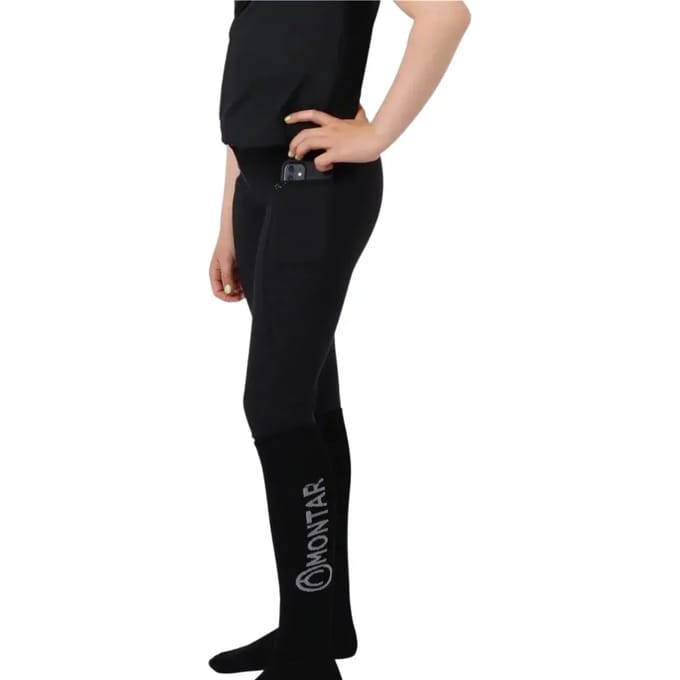 Montar Rijbroek Yati junior kristal Black - 158
