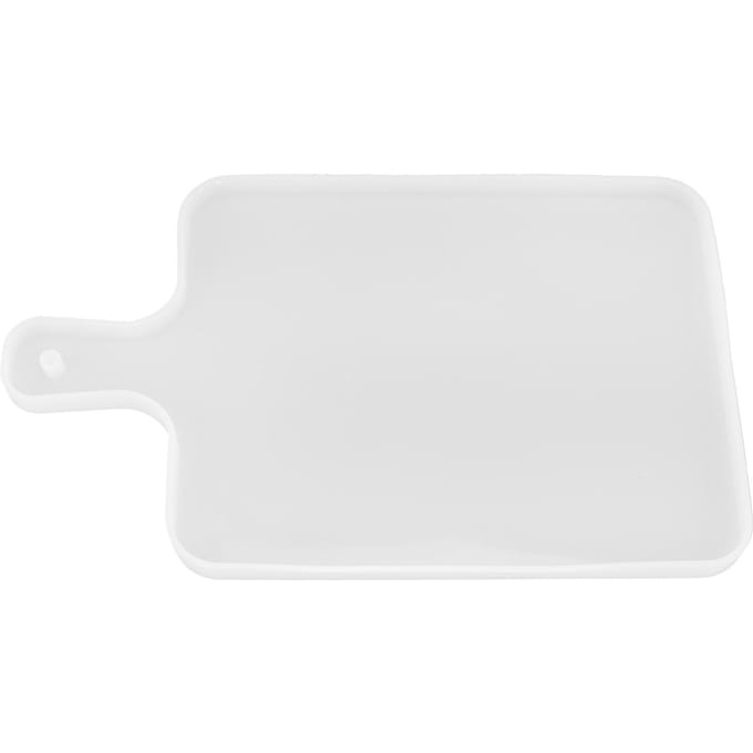 Siliconen Vorm met Handvat DIY Handgemaakt Epoxy Gieten Onderzetter Fruit Dinerbord white