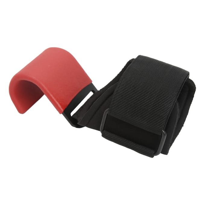 Gewichthefhaken Zware Hefpolsbanden Gewichtheffen Grips Banden Handschoenen Pols rood