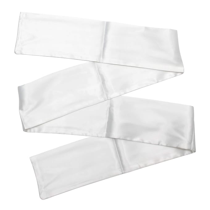 Rimba - Blinddoek - Ook Voor Bondage - Wit - Nylon - Lengte 150 cm - Breedte 10 cm