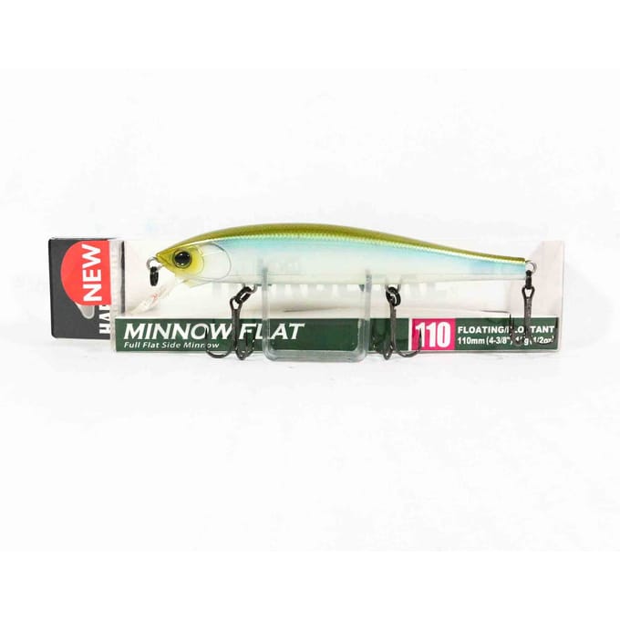Yo Zuri Duel Hardcore Minnow Flat 110F drijvend kunstaas R1361-GSPS (3998) white