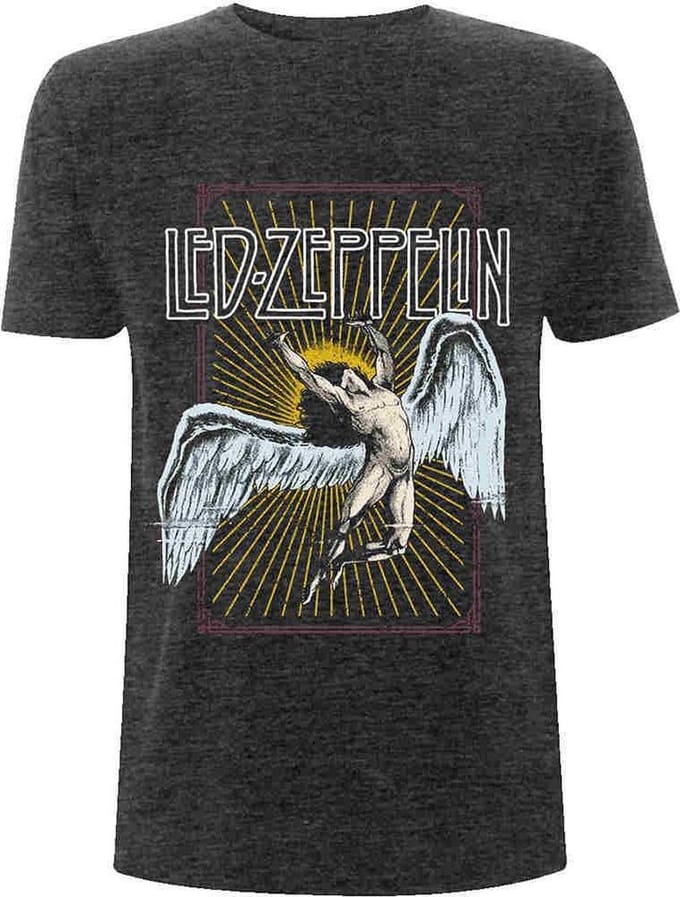 Led Zeppelin T-shirt - Icarus Colour - S tot XXL - voor Mannen - donkergrijs