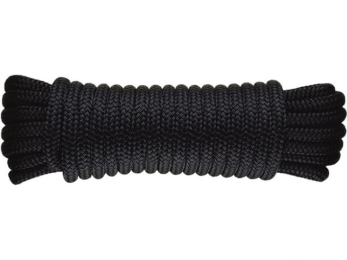 landvast zwart 14mm 16 strengen L=6mtr