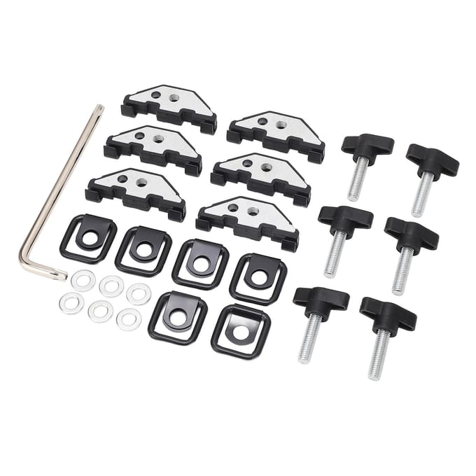 Hardtop Bouten en Moerclips Kit Snel Verwijderbare Bevestigingsmiddelen Duimschroeven Met Sjorogen voor gray