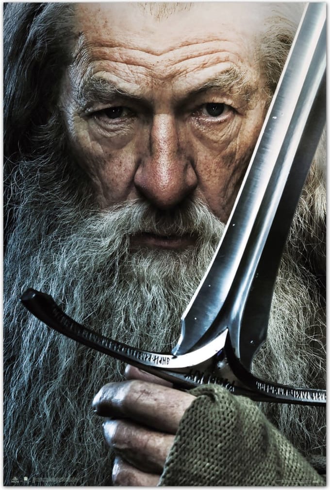Poster The Hobbit - Gandalf 61x91,5cm