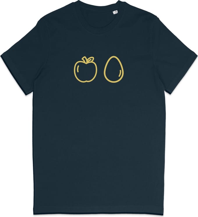 Dames Heren T Shirt Klussen - Appeltje Eitje - Grappig Cadeau voor Doe Het Zelvers - Blauw - S
