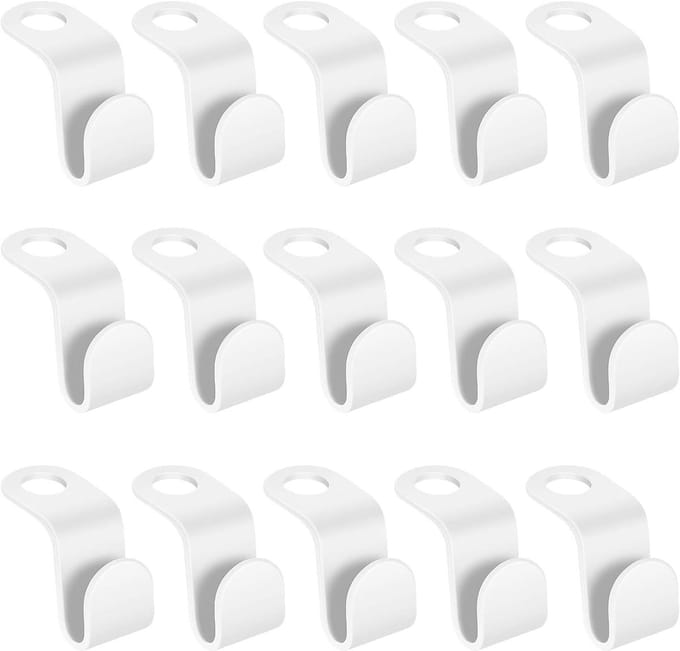 Set van 50 Ruimtebesparende Kledinghangers, Kledingorganizer en Strikhouder voor de Kast