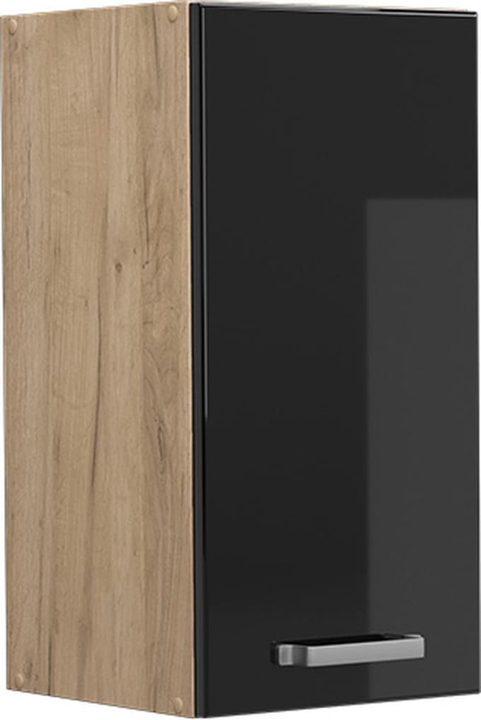 Vicco R-Line Hangkast – 30 cm Zwart hoogglans
