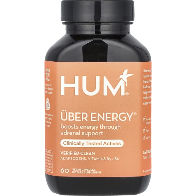 HUM Nutrition, Uber Energy, 60 Capsules Végétales