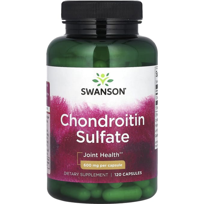 Chondroïtinesulfaat, 600 mg, 120 Capsules