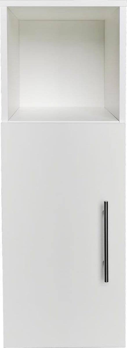 Halkastje - nachtkastje - 90 cm hoog - wit